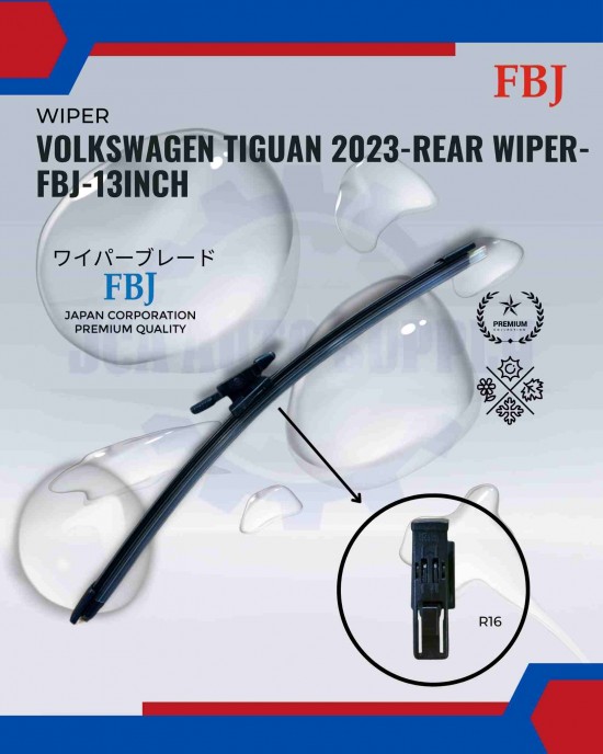 Volkswagen Tiguan 2023-Rear Wiper-FBJ-13Inch Volkswagen Tiguan 2023-Rear Wiper-FBJ-13Inch