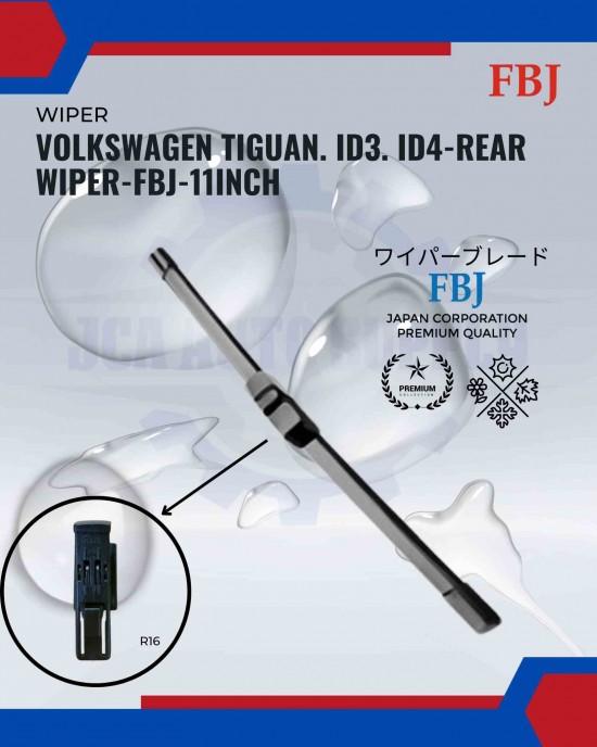 Volkswagen Tiguan. ID3. ID4-Rear Wiper-FBJ-11Inch